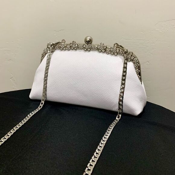 Handmade Genuine Pebble Leather Push-lock Clutch/Wristlet/Crossbody & 2 straps - Picture 1 of 16